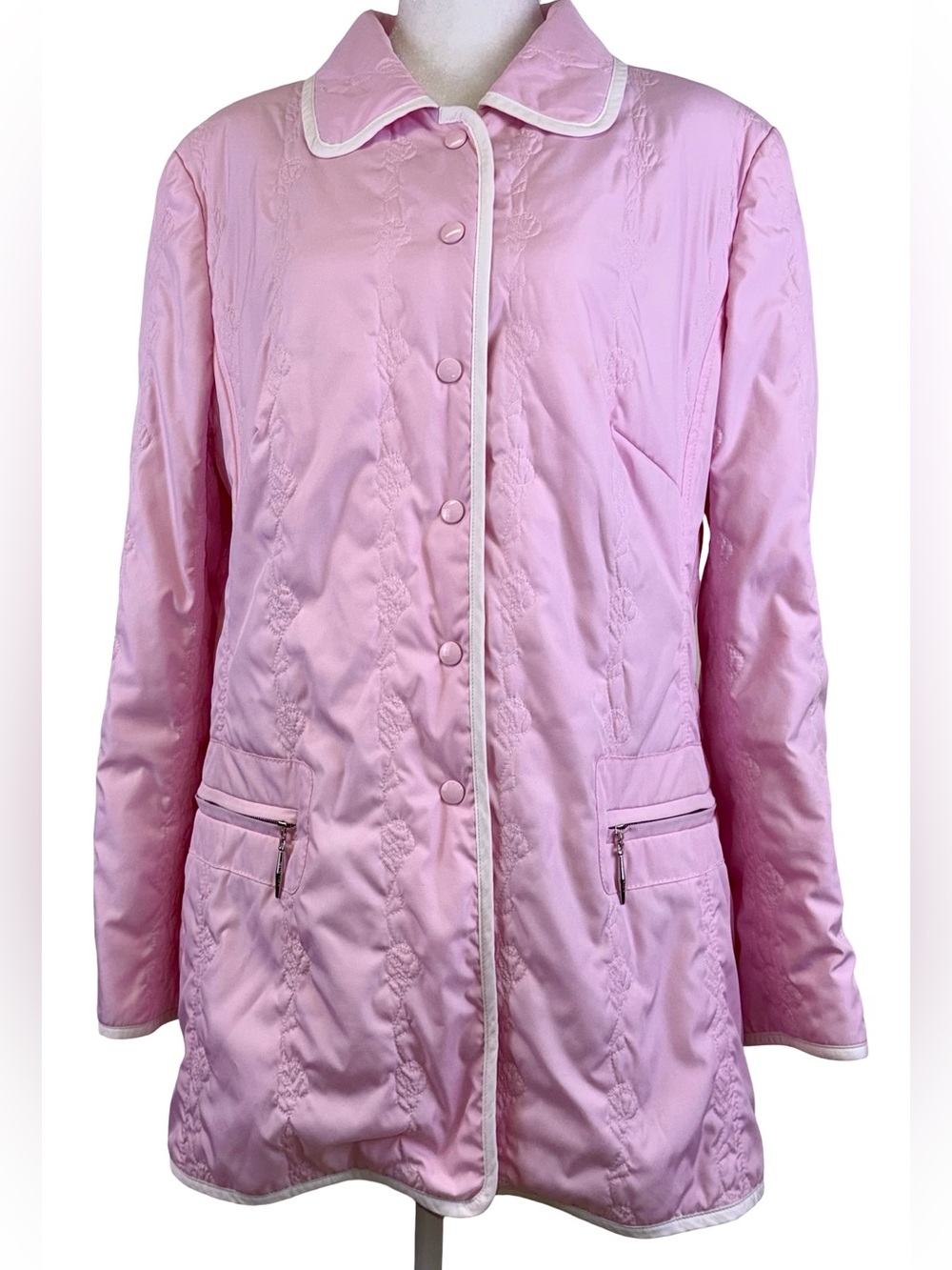 ESCADA LIGHT PINK QUILTED JACKET